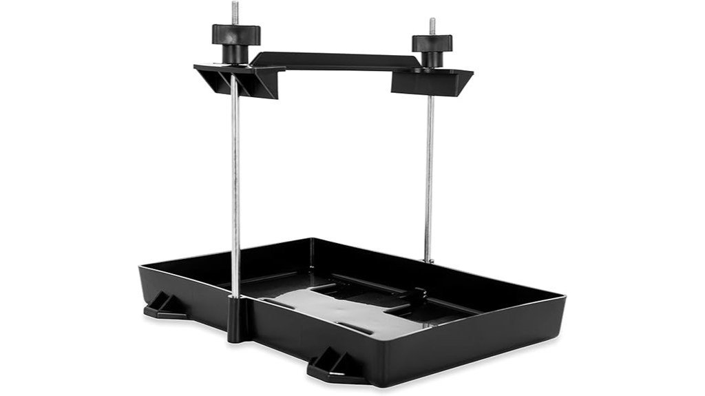 battery hold down tray review