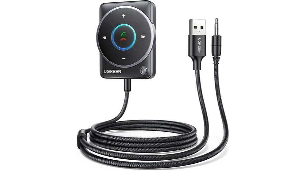 bluetooth aux car adapter