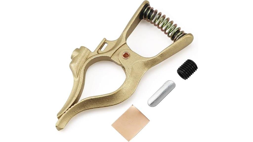 brass welding ground clamp