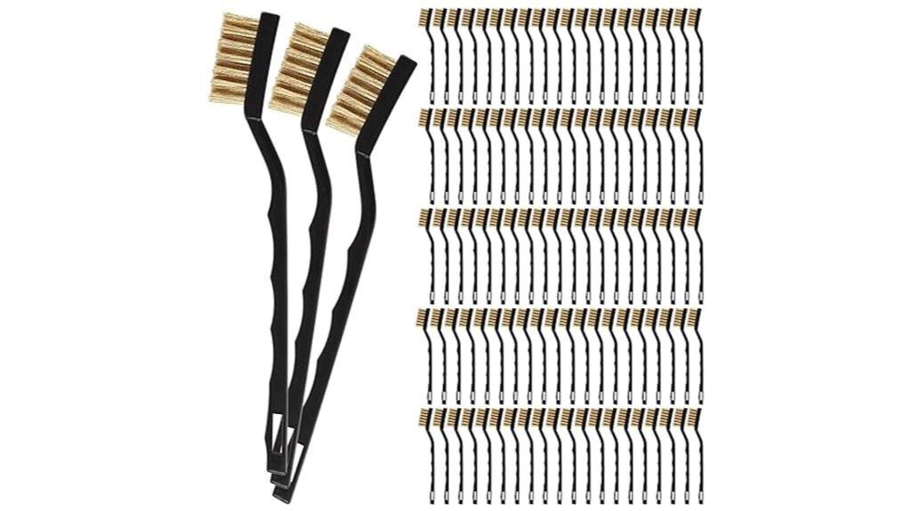 brass wire brush set