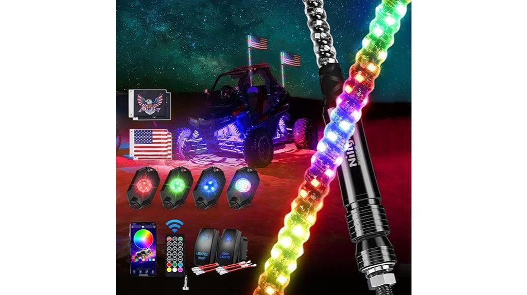 bright and colorful lighting