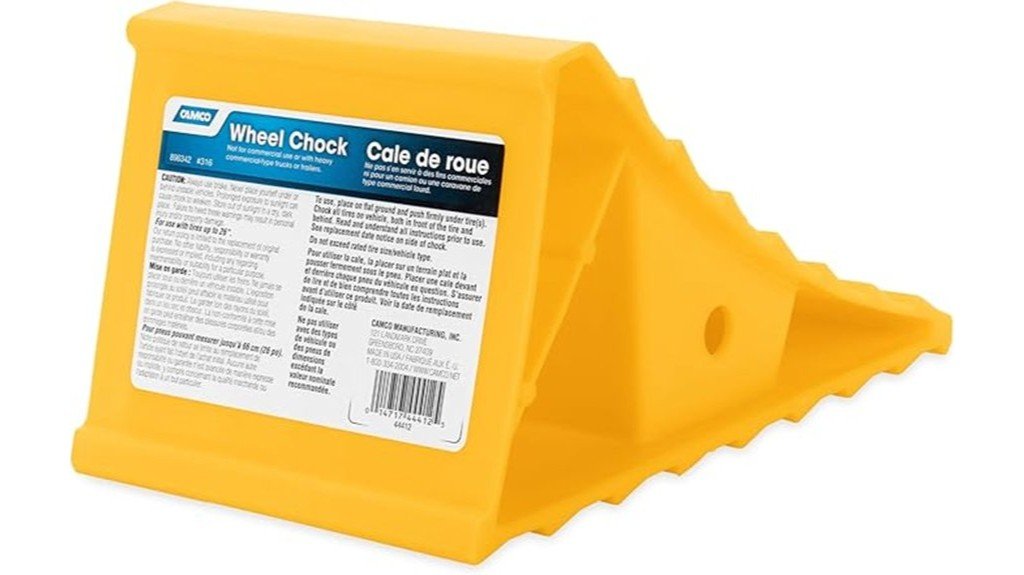 camco wheel chock evaluation