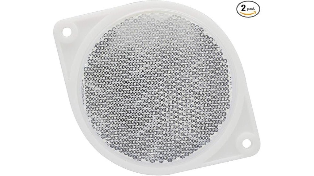 clear adhesive reflector review
