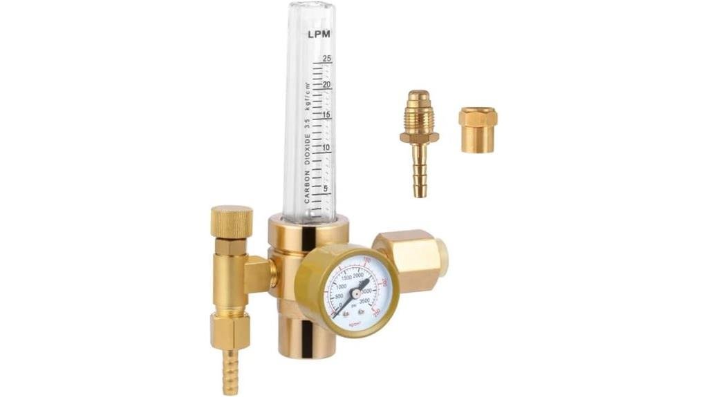 co2 gas regulator evaluation