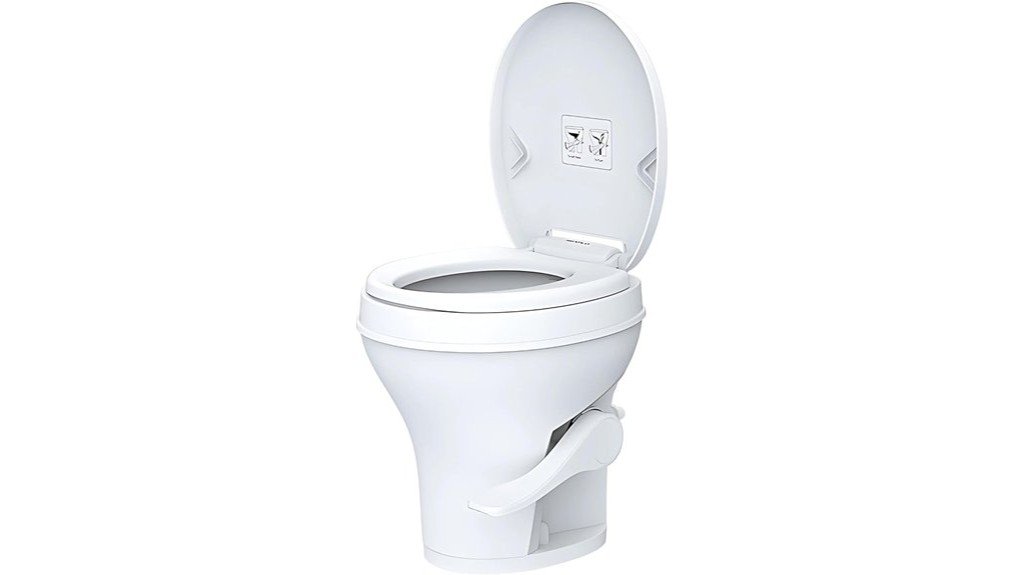 comfortable and efficient toilet