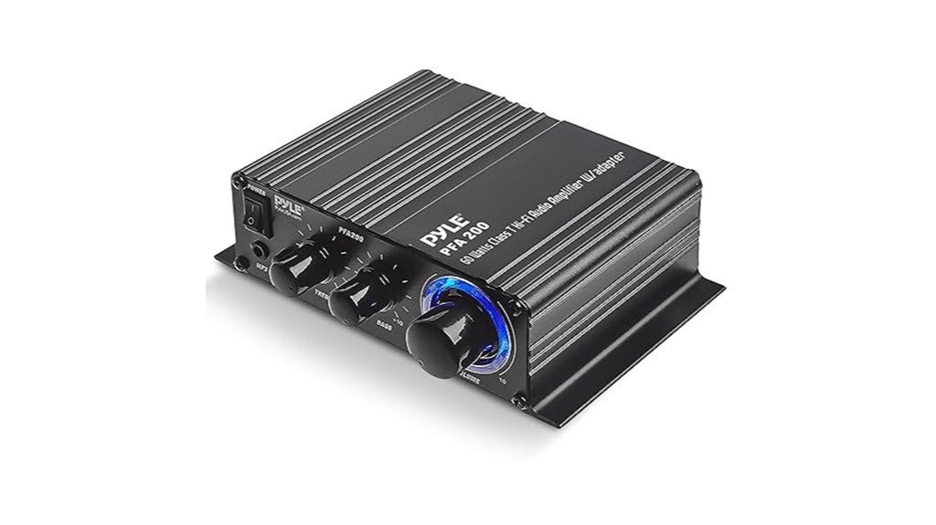 compact audio amplifier review