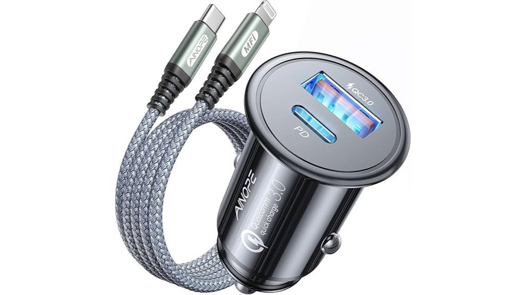 compact car charger review