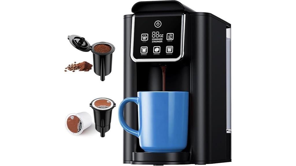 compact efficient coffee machine