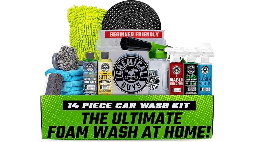 comprehensive car care kit