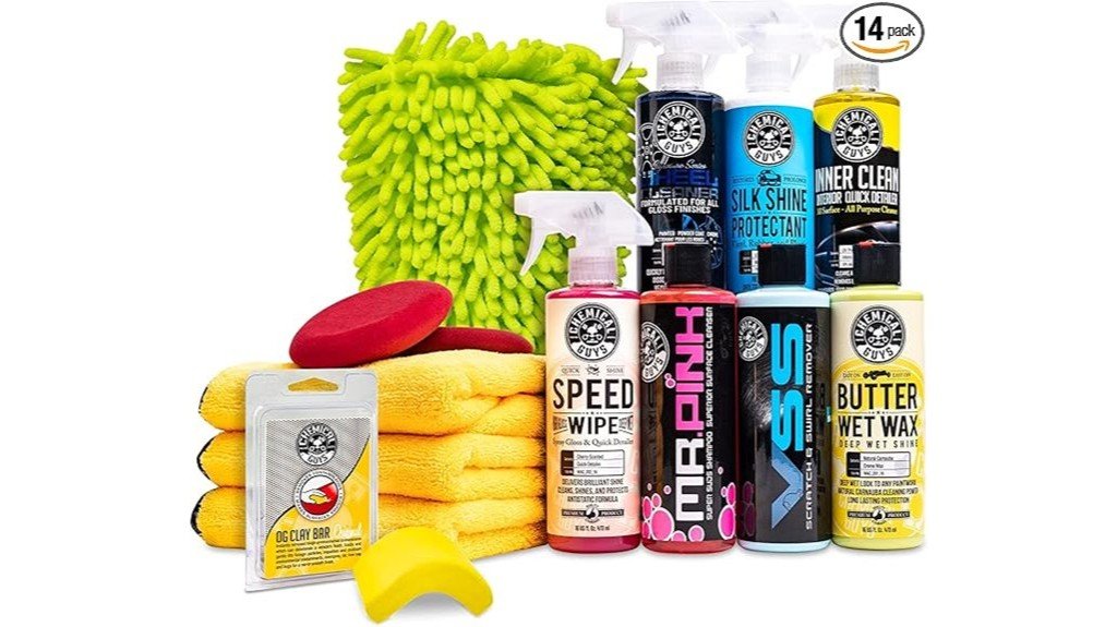comprehensive car cleaning kit