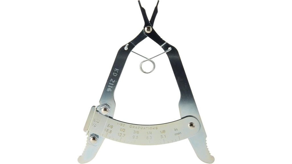 disc brake lining measurement tool