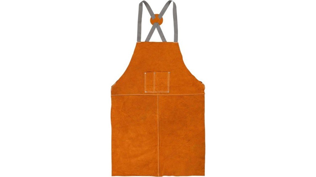 durable and versatile leather apron