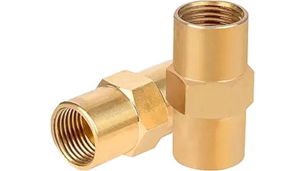 durable brass hose connector