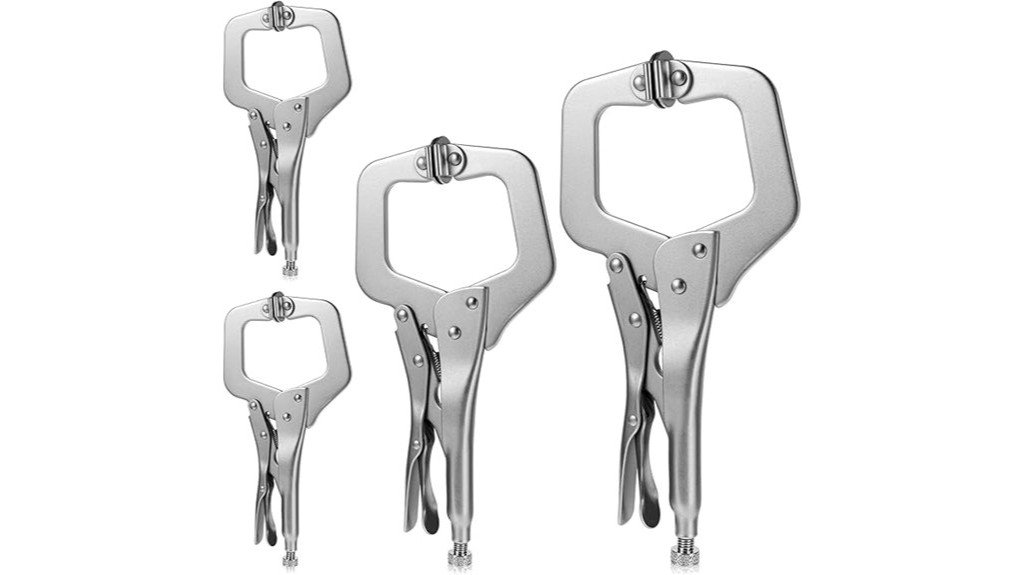 durable c clamp tool set
