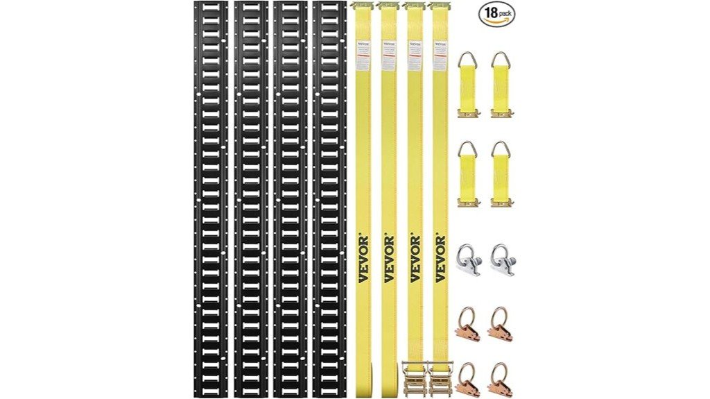e track tie down rail kit