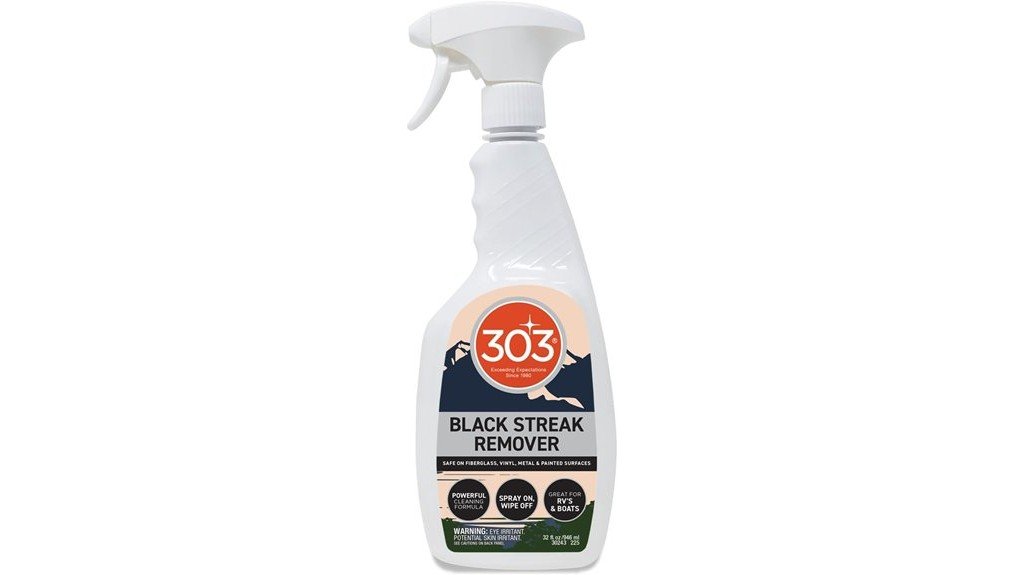 effective black streak cleaner