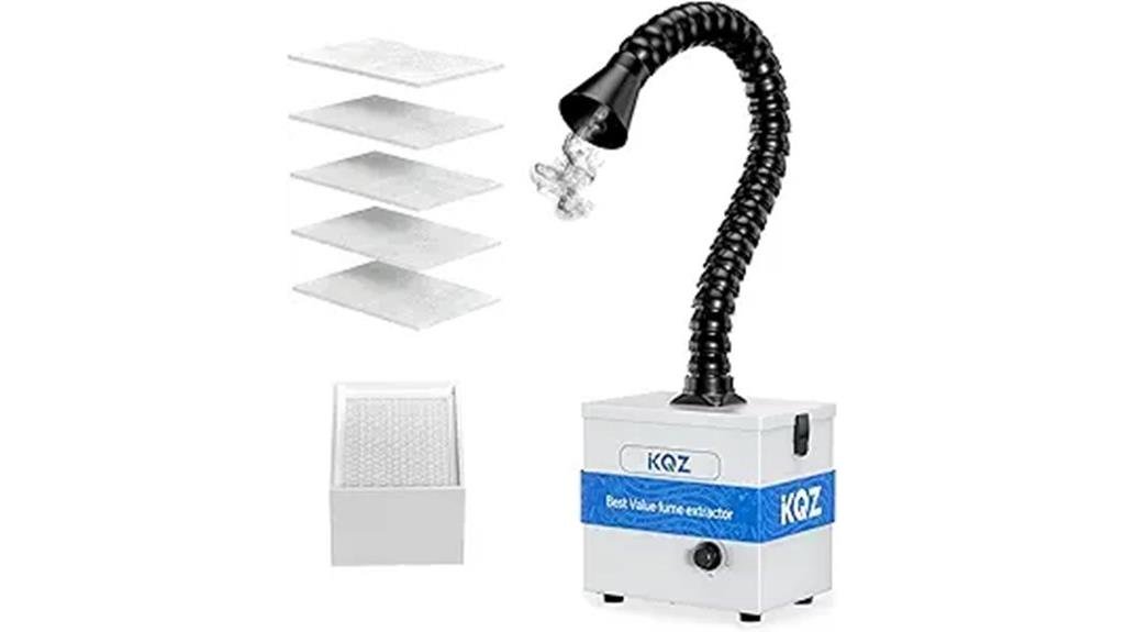 effective solder fume removal