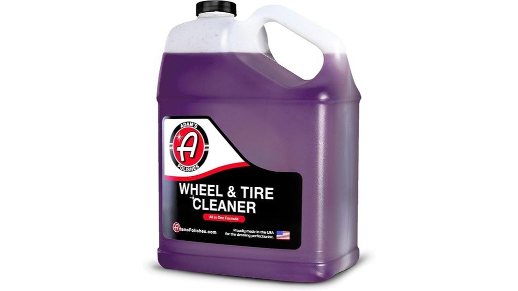effective wheel and tire cleaner