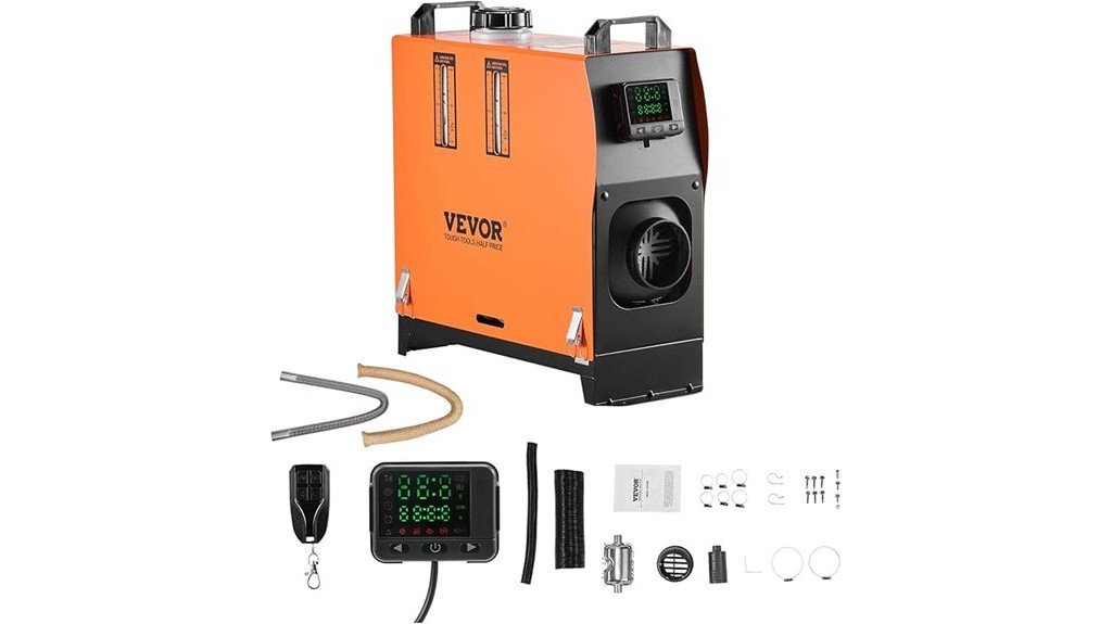 efficient diesel heater performance