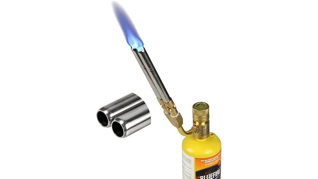 efficient double flame torch