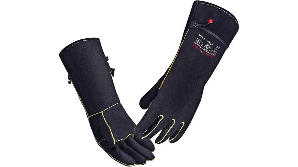 essential leather welding gloves