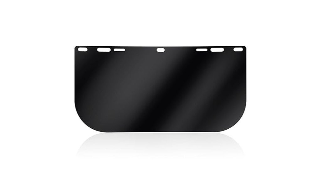 face shield lens review