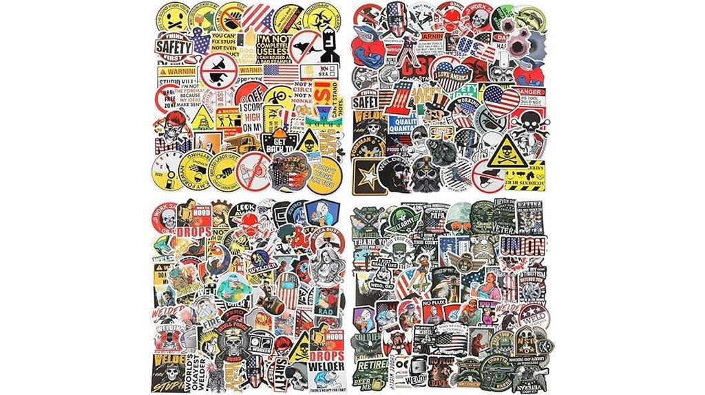 fun and durable stickers