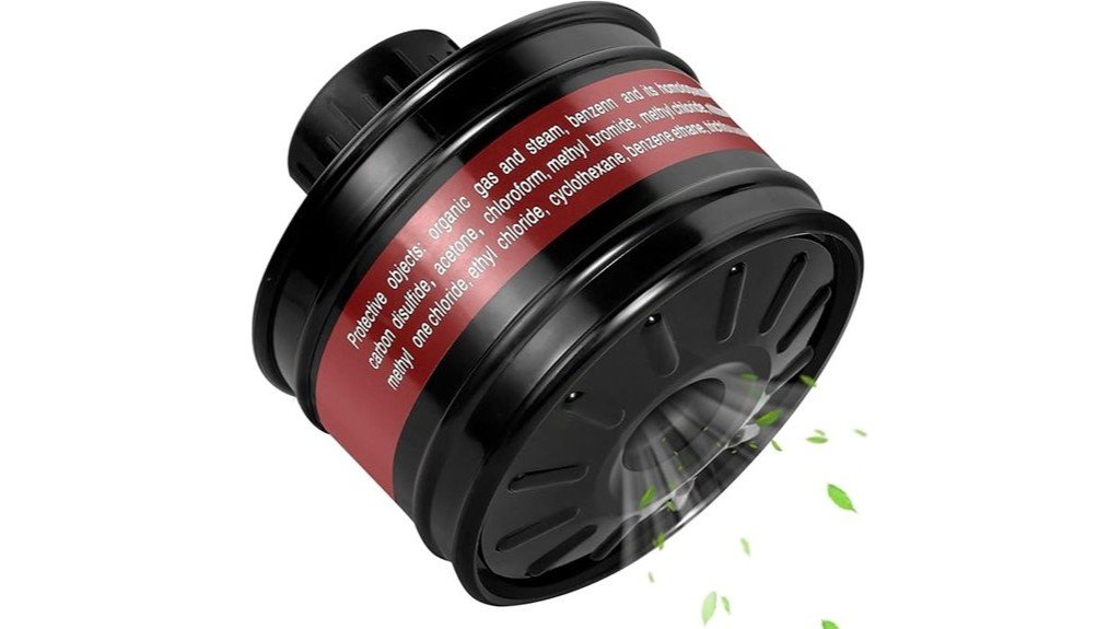 gas mask filter evaluation