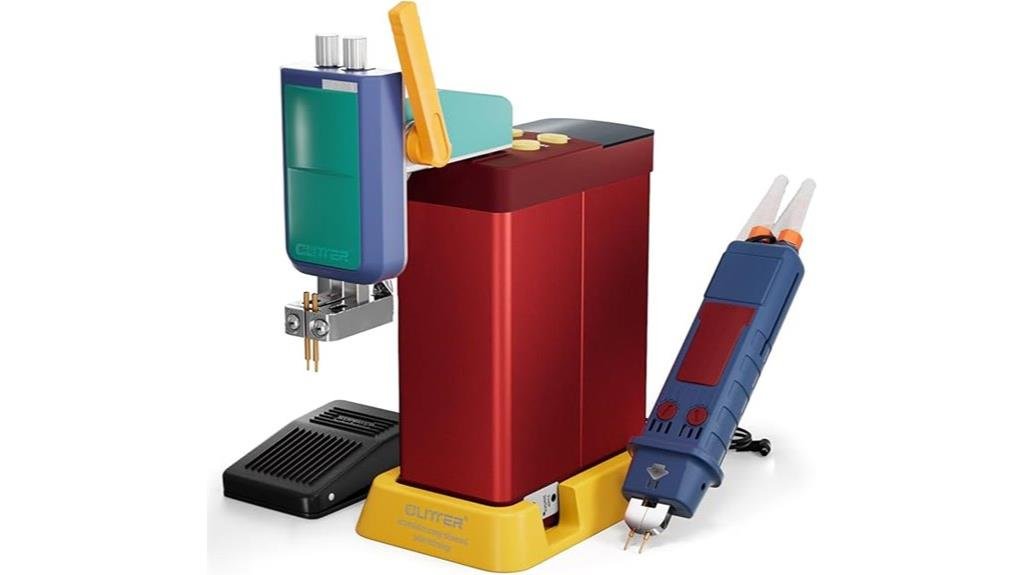 glitter spot welder review