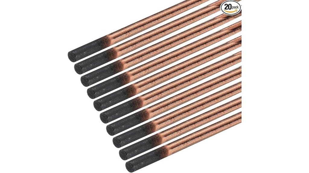 gouging rods performance evaluation