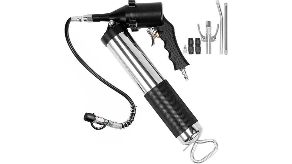 high pressure grease gun performance
