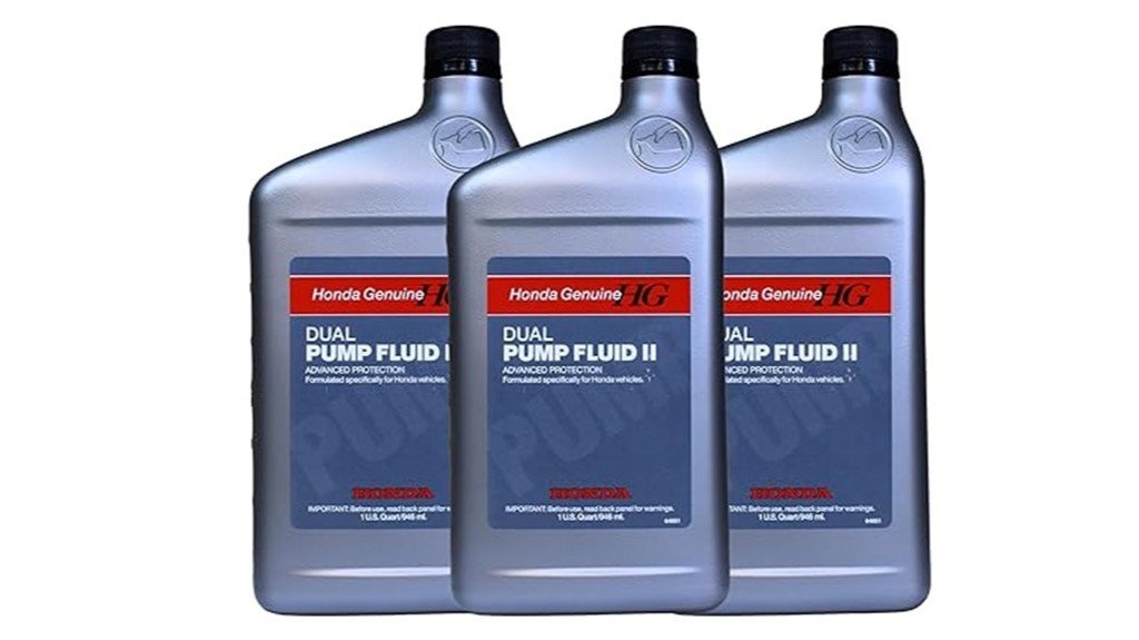 honda dual pump fluid