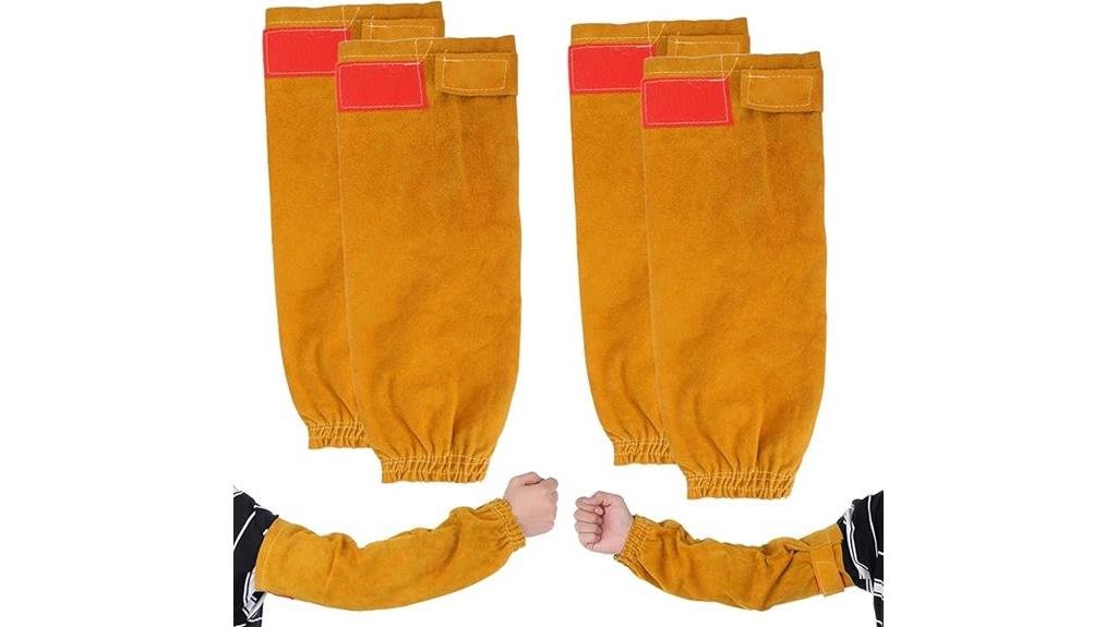 leather welding sleeves review