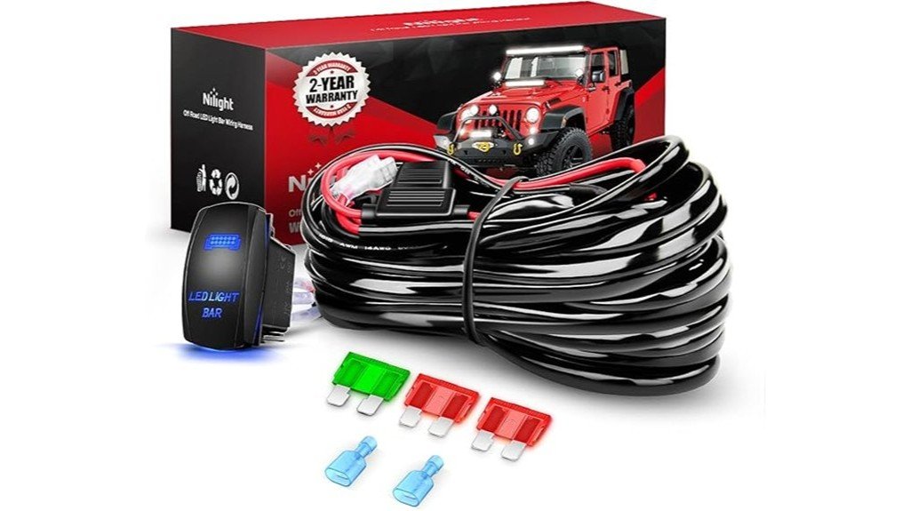 led light bar harness