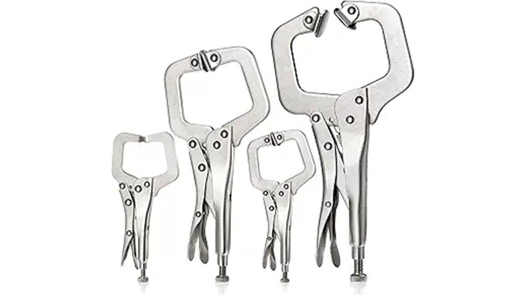 locking c clamp set
