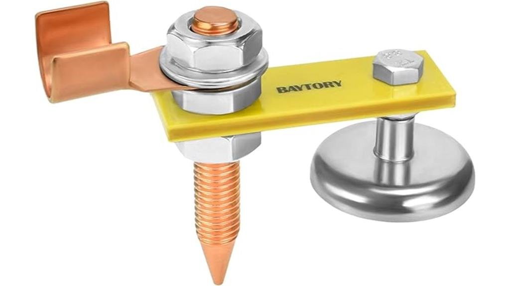 magnetic welding support clamp