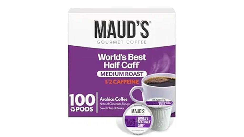 maud s half caff pods