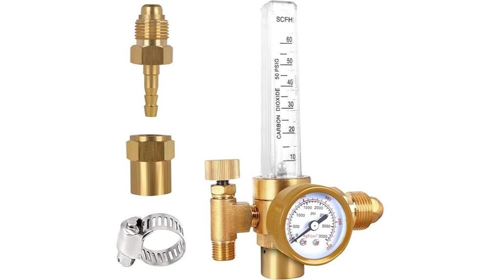 mig tig flow meter review