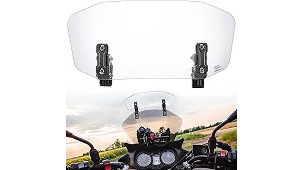 motorcycle windshield extension review