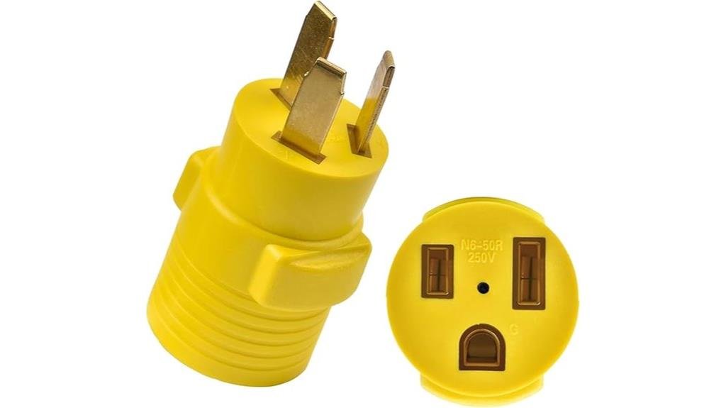 nema 10 50p to 6 50r adapter