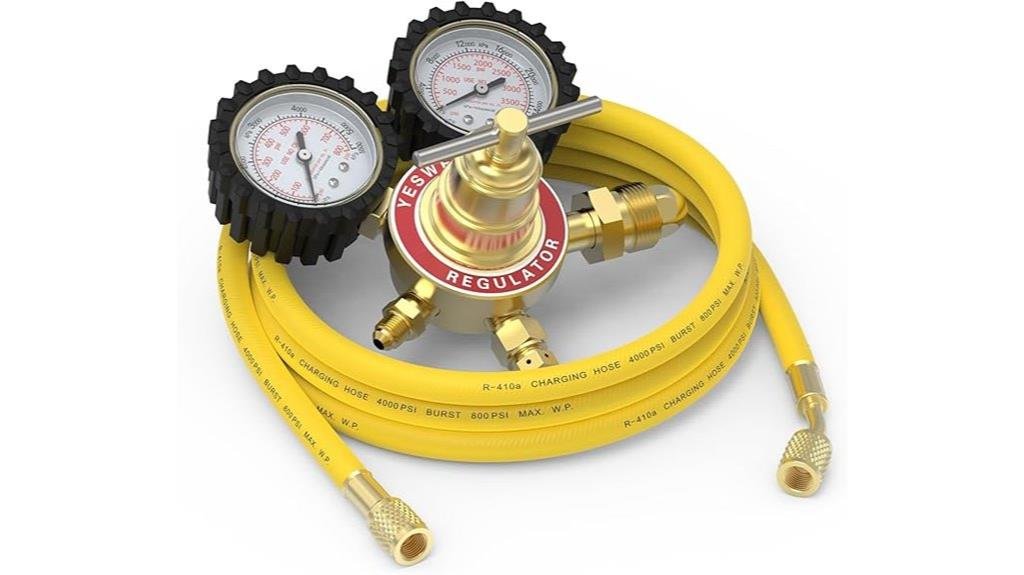 nitrogen regulator with hose