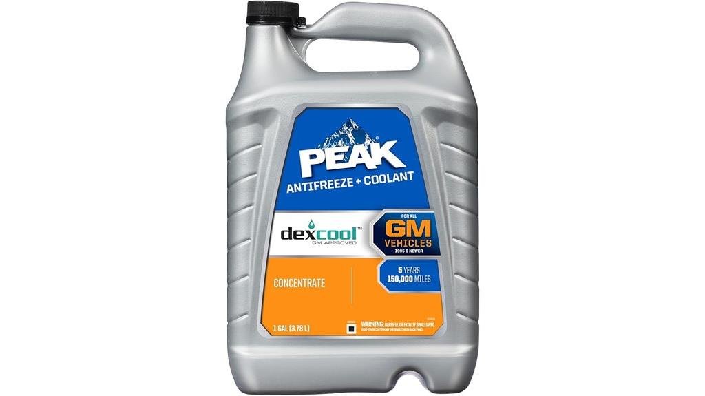 peak dex cool antifreeze evaluation