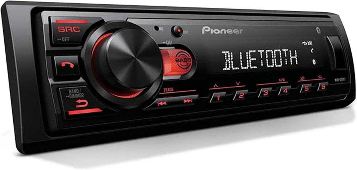 pioneer mvh s230bt sound features