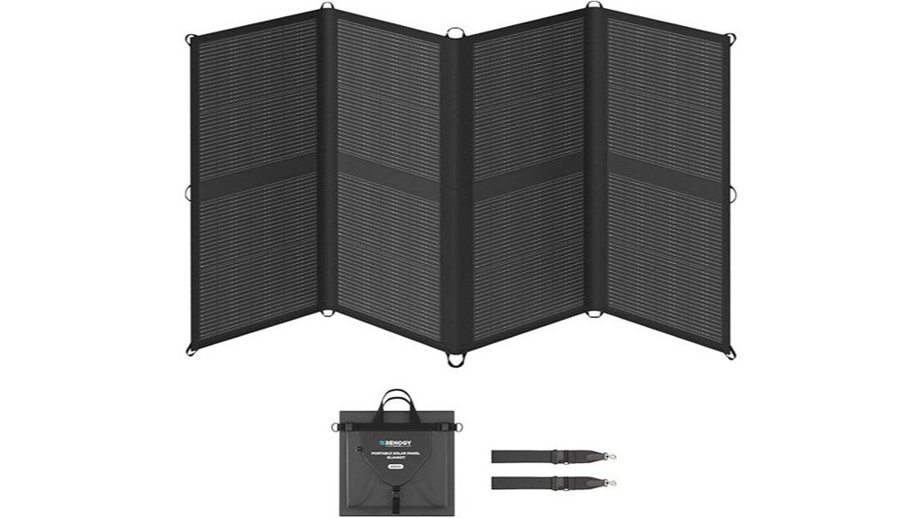 portable solar panel blanket