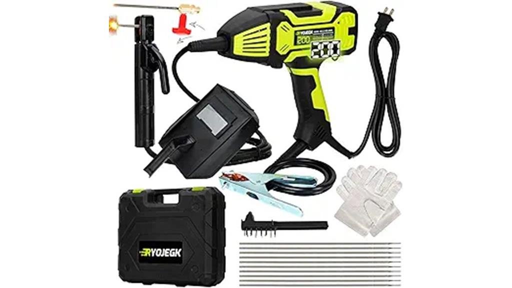 portable welding machine performance