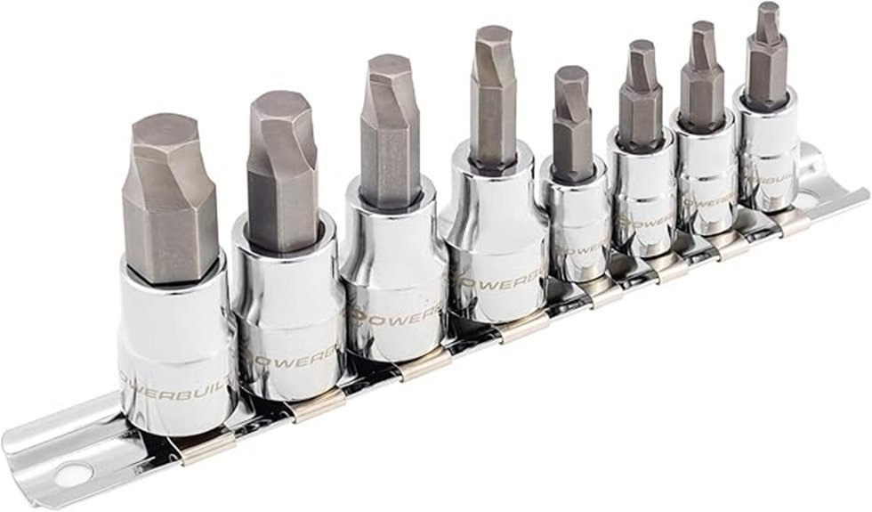powerbuilt hex bit sockets