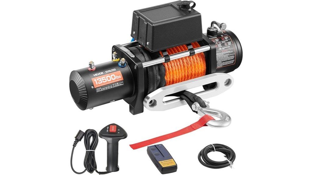 powerful electric truck winch