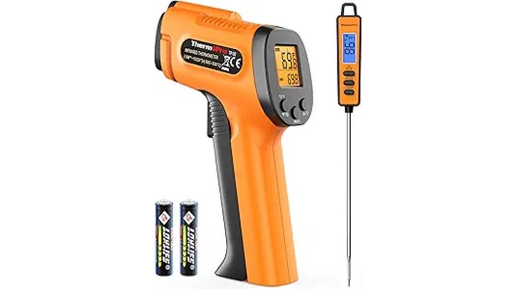 precision cooking temperature gun