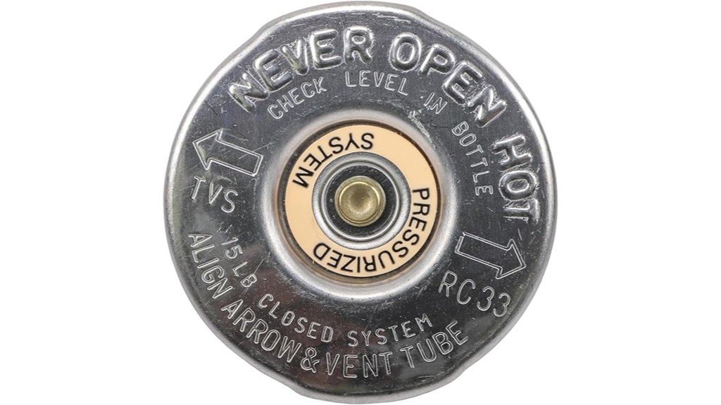 reliable radiator cap performance