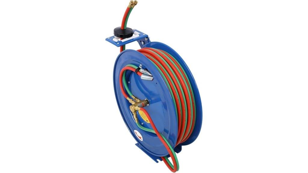 retractable welding hose reel